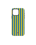 Blue and yellow strips | iPhone case